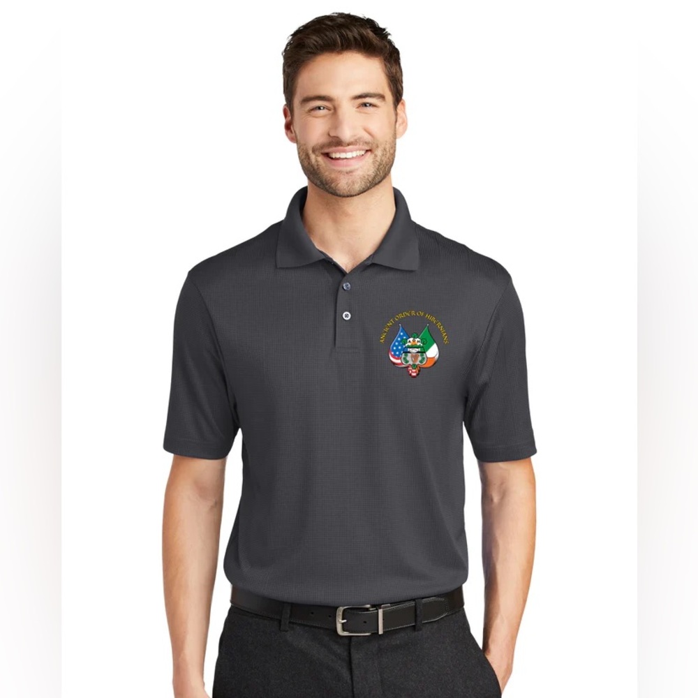 ⭐️Black Polo Shirt with Embroidered Logo⭐️